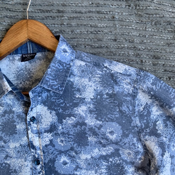VERDO Long Sleeve casual button down floral print - Picture 11 of 15